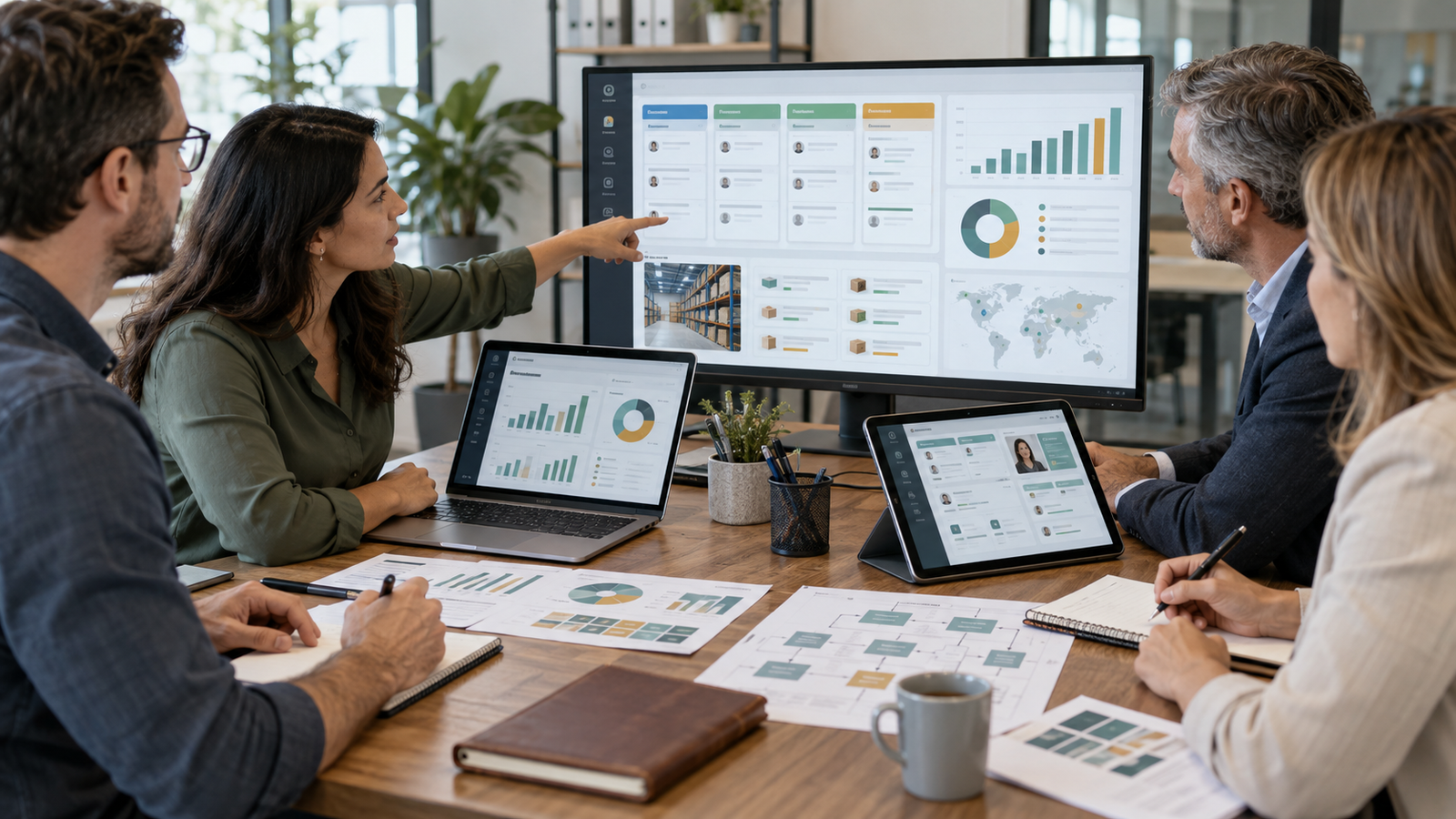 Digital Hevan ERP and CRM solutions for business management and process automation