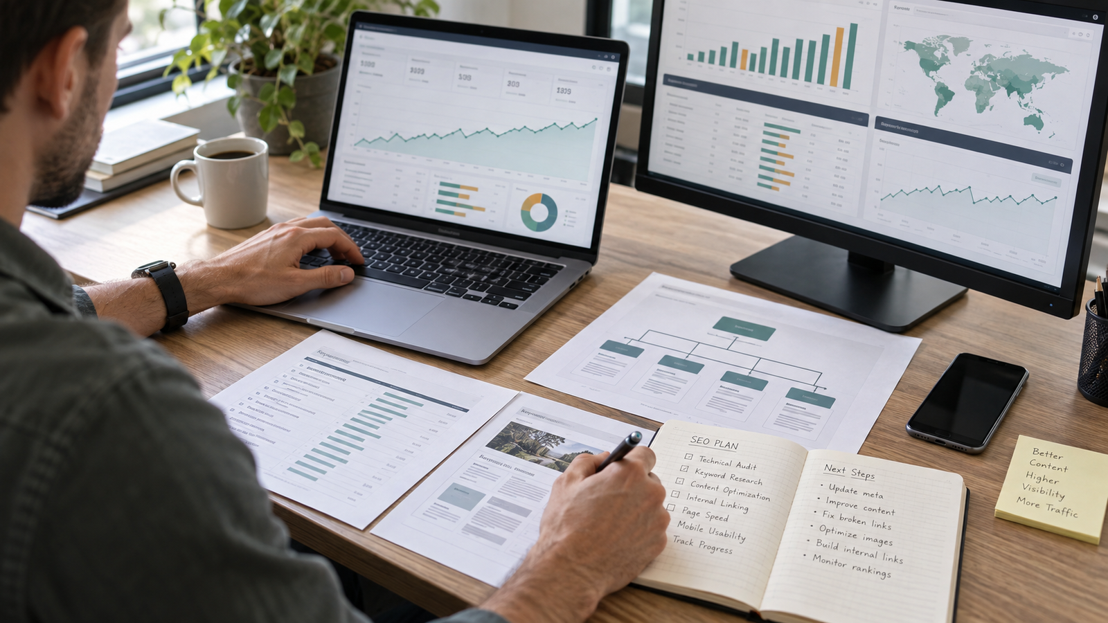 Digital Hevan SEO services for improving search visibility and organic website traffic