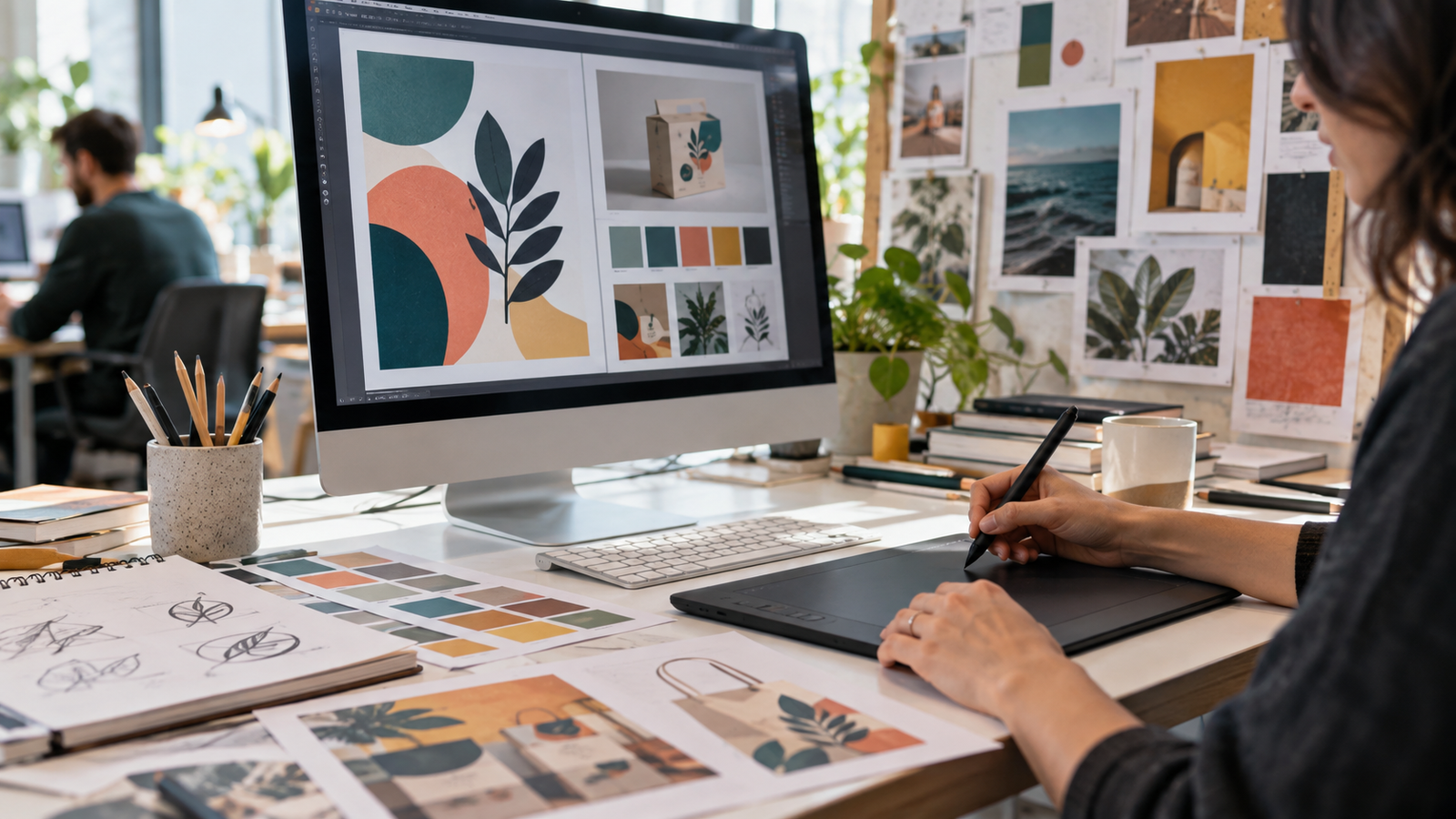 Digital Hevan graphic design services for branding and creative digital content